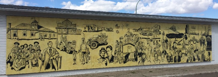 cut knife centennial mural