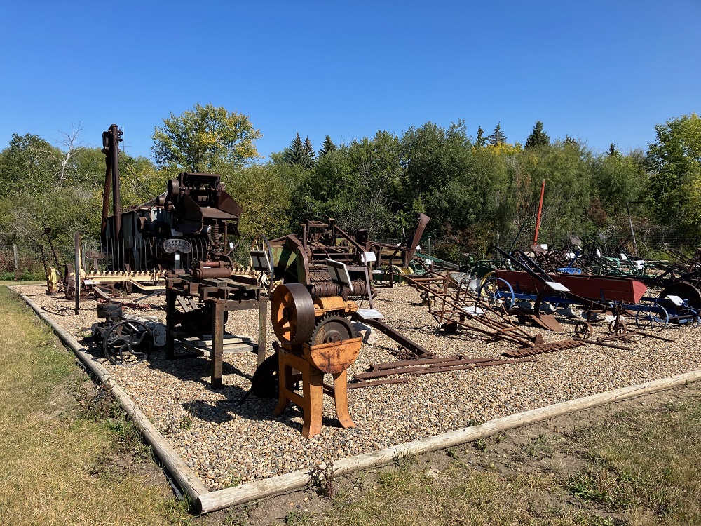 Outdoor Machinery Display, showing off its new signage.