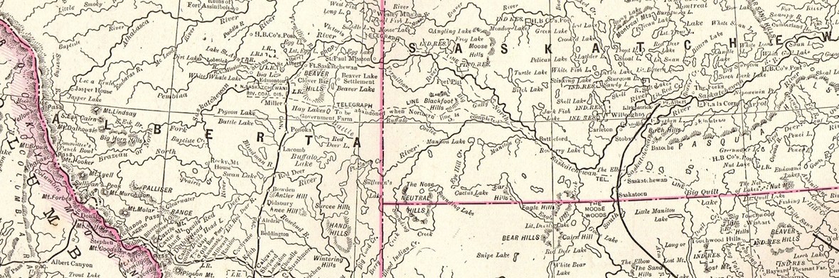 slice of treaty 6 land from pre-1905 map